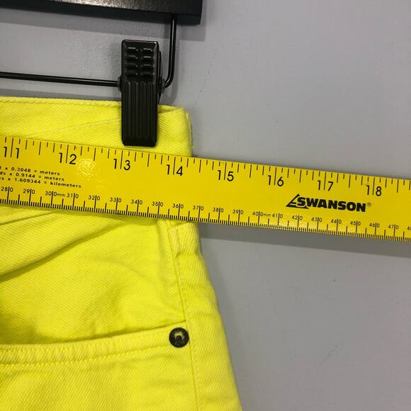 AGOLDE 90's Pinch Waist High Rise Straight Button Fly Jeans Mom Lime Size 27 - Picture 4 of 10